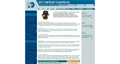 Desktop Screenshot of errantericambi.it